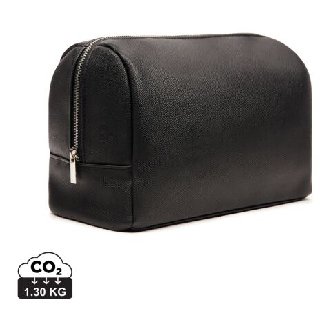 VINGA Bermond RCS recycled PU toiletry bag black | No Branding | not available | not available