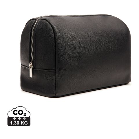 VINGA Bermond RCS recycled PU toiletry bag black | No Branding | not available | not available