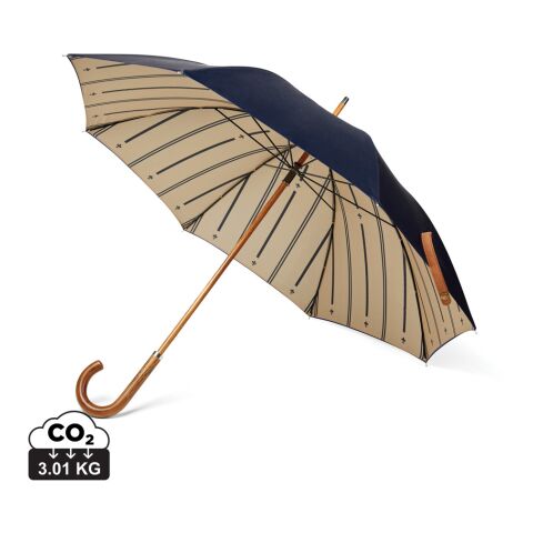 VINGA Bosler AWARE™ recycled pet 23" umbrella navy | No Branding | not available | not available