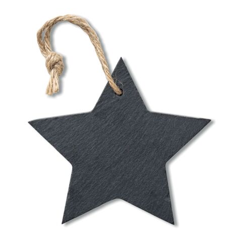 Slate xmas hanger star black | Without Branding | not available | not available | not available