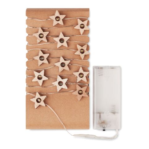 String with 20 star lights wood | Without Branding | not available | not available | not available