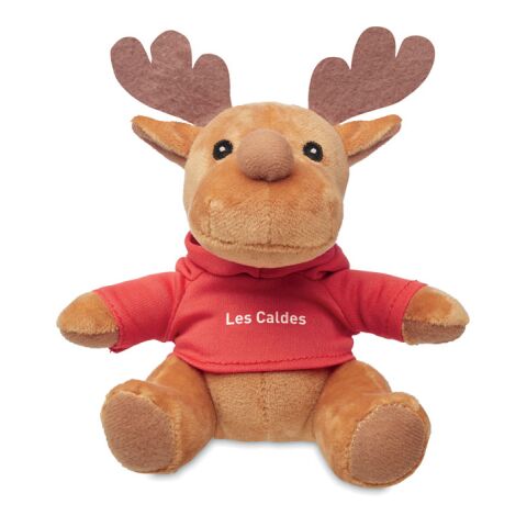 Plush reindeer with hoodie