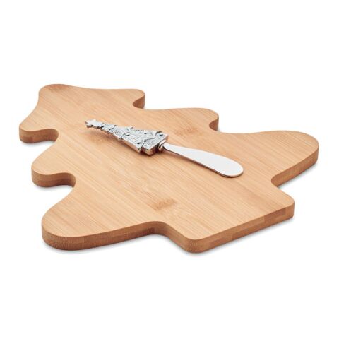 Cheese board set in bamboo