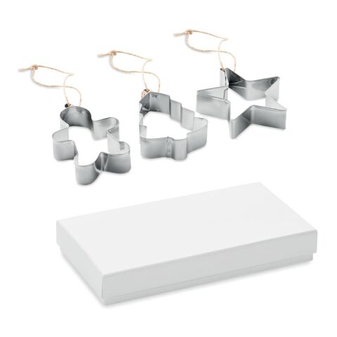 Cookie cutter ornamental set matt silver | Without Branding | not available | not available | not available