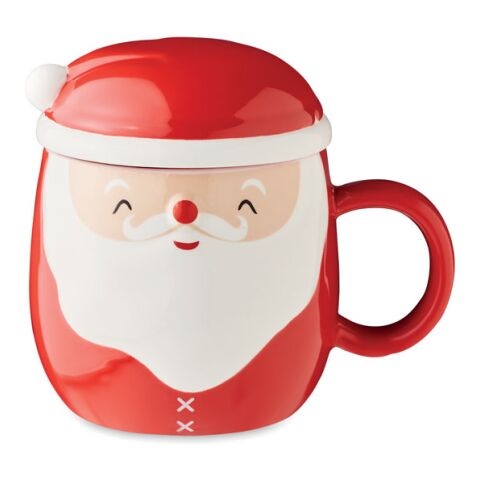 Ceramic mug with lid 370 ml
