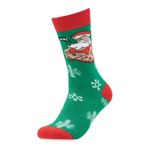Pair of Christmas socks M green | Without Branding | not available | not available | not available