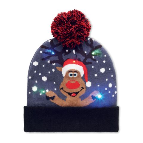 Christmas knitted beanie LED blue | No Branding | not available | not available | not available