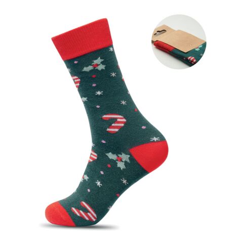 Pair of Christmas socks M green | No Branding | not available | not available | not available