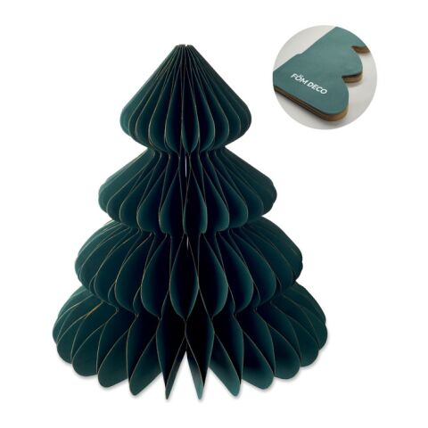 Paper Xmas tree decoration green | No Branding | not available | not available | not available