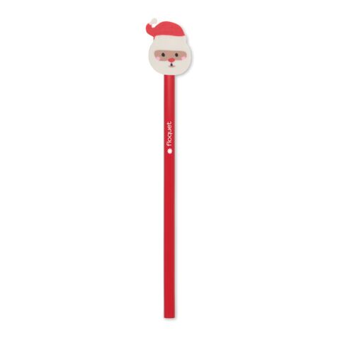 Christmas pencil with eraser red