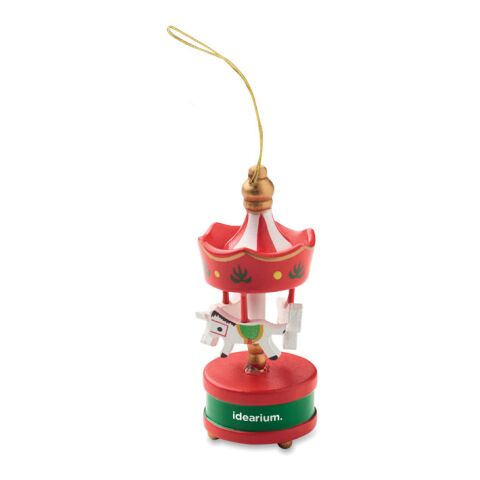 Wooden carousel ornament