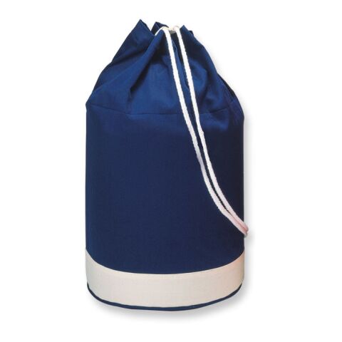 Cotton duffle bag bicolour blue | Without Branding | not available | not available | not available