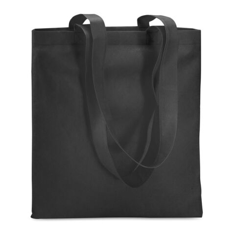80gr/m² nonwoven shopping bag long handles black | Without Branding | not available | not available | not available