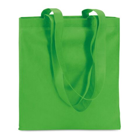 80gr/m² nonwoven shopping bag long handles green | No Branding | not available | not available | not available