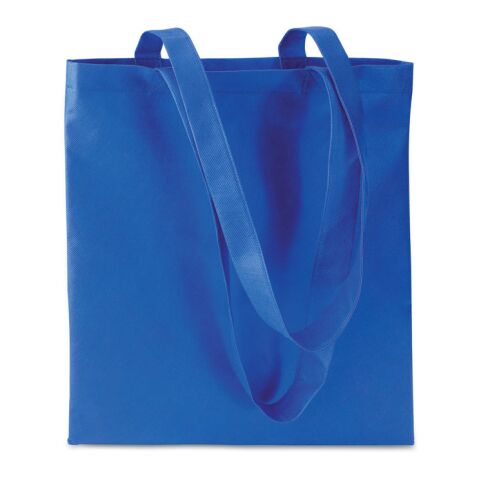 80gr/m² nonwoven shopping bag long handles royal blue | No Branding | not available | not available | not available