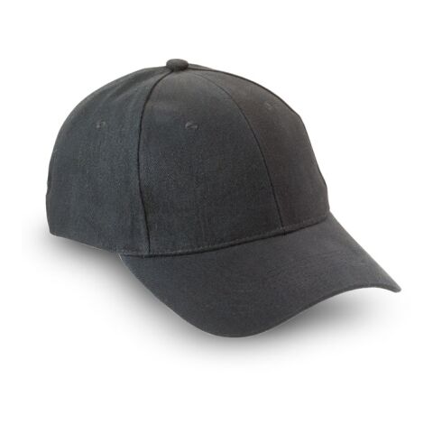 Baseball cotton cap 260 g/m2 black | No Branding | not available | not available | not available