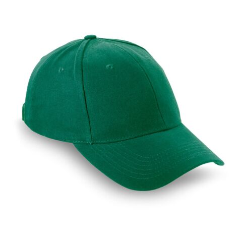 Baseball cotton cap 260 g/m2 green | No Branding | not available | not available | not available