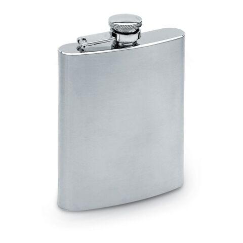 Slim hip flask 175 ml matt silver | Without Branding | not available | not available | not available