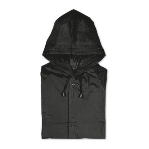 PVC raincoat with hood black | Without Branding | not available | not available