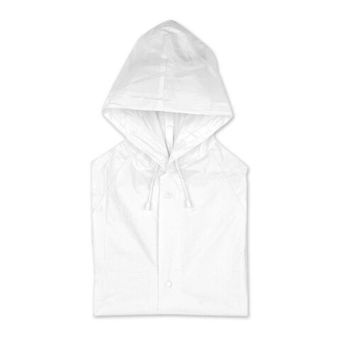 PVC raincoat with hood white | No Branding | not available | not available