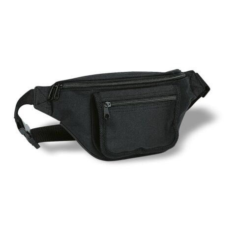 Waist bag with pocket black | Without Branding | not available | not available | not available