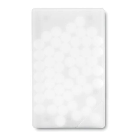 Credit card shaped Mint dispenser white | Without Branding | not available | not available