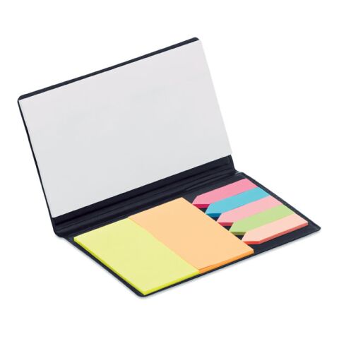 Memo pad with page markers black | Without Branding | not available | not available | not available