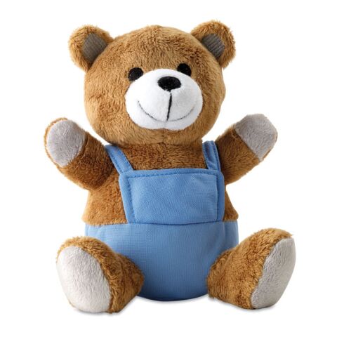 Bear plush w/ advertising pants blue | Without Branding | not available | not available | not available