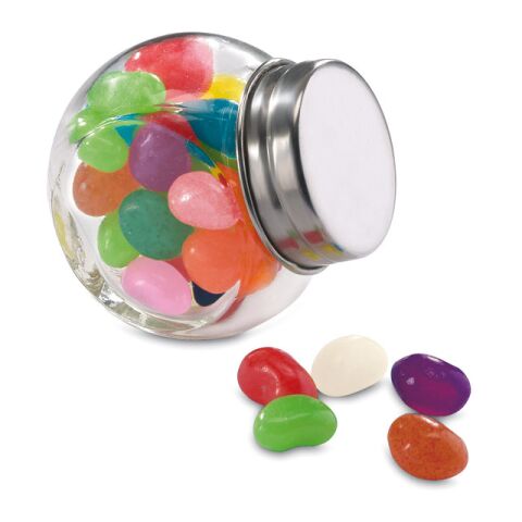 Glass jar with jelly beans multicolour | Without Branding | not available | not available | not available