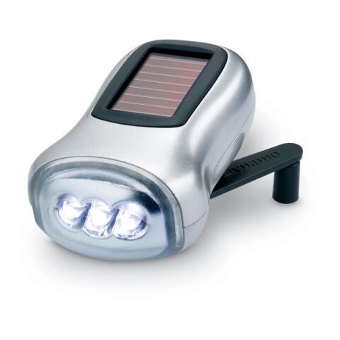 Dual powered dynamo torch matt silver | Without Branding | not available | not available