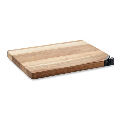 Acacia wood cutting board with knife sharpener wood | Without Branding | not available | not available