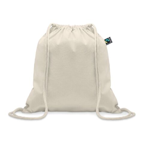 Drawstring bag Fairtrade beige | Without Branding | not available | not available | not available