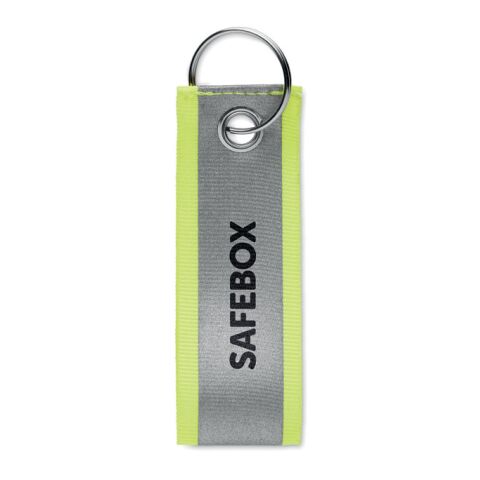 Reflective key ring neon yellow | No Branding | not available | not available | not available