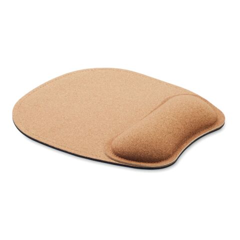 Ergonomic cork mouse mat