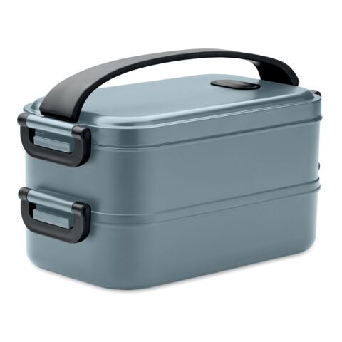 Lunch box in recycled PP petrol | No Branding | not available | not available | not available