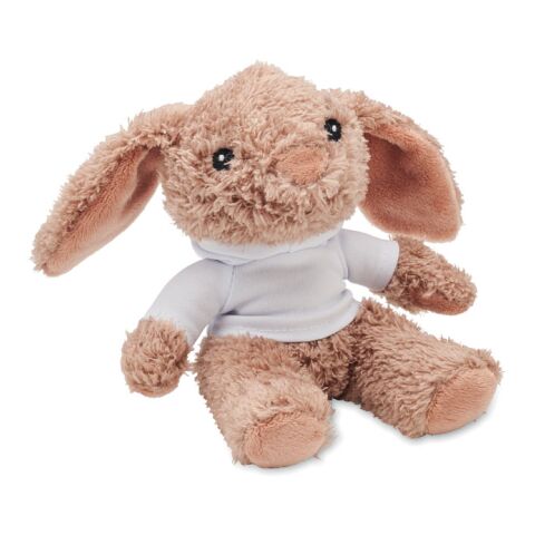 Bunny plush wearing a hoodie white | Without Branding | not available | not available | not available