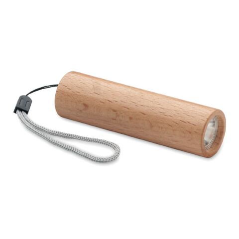 Beech wood rechargeable torch