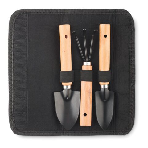 3 garden tools in RPET pouch black | Without Branding | not available | not available | not available