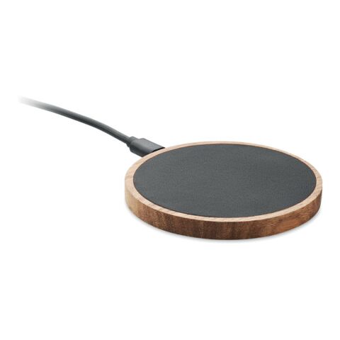 Acacia wood wireless charging pad 15W