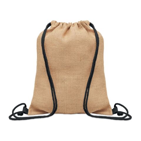 Jute drawstring bag