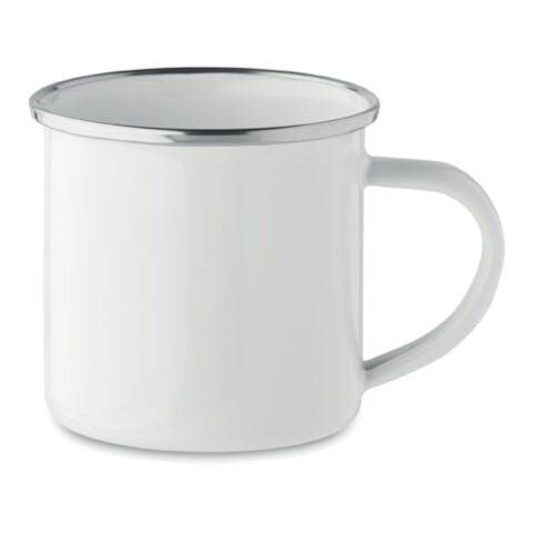 Vintage enamel layered mug 200ml white | Without Branding | not available | not available | not available