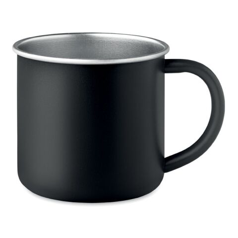 Recycled stainless steel mug black | Without Branding | not available | not available | not available