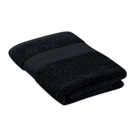 Towel organic 50x30cm black | Without Branding | not available | not available | not available