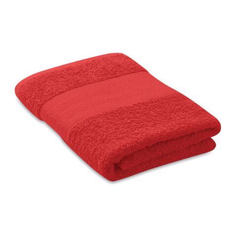 Towel organic 50x30cm red | No Branding | not available | not available | not available