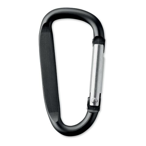 Carabiner clip in aluminium. black | Without Branding | not available | not available