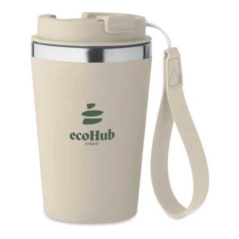 Double wall tumbler 350 ml beige | No Branding | not available | not available | not available