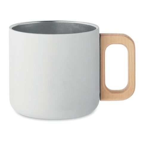 Double wall mug 350 ml white | No Branding | not available | not available | not available