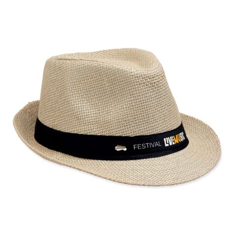 Paper straw hat beige | No Branding | not available | not available | not available