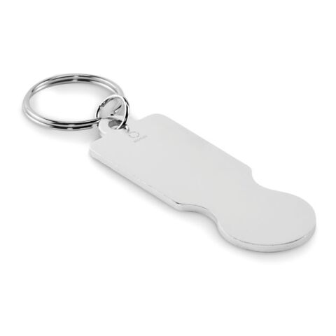 Key ring with trolley token silver | No Branding | not available | not available