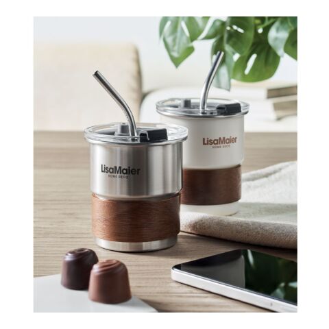 Single wall tumbler 260 ml matt silver | No Branding | not available | not available